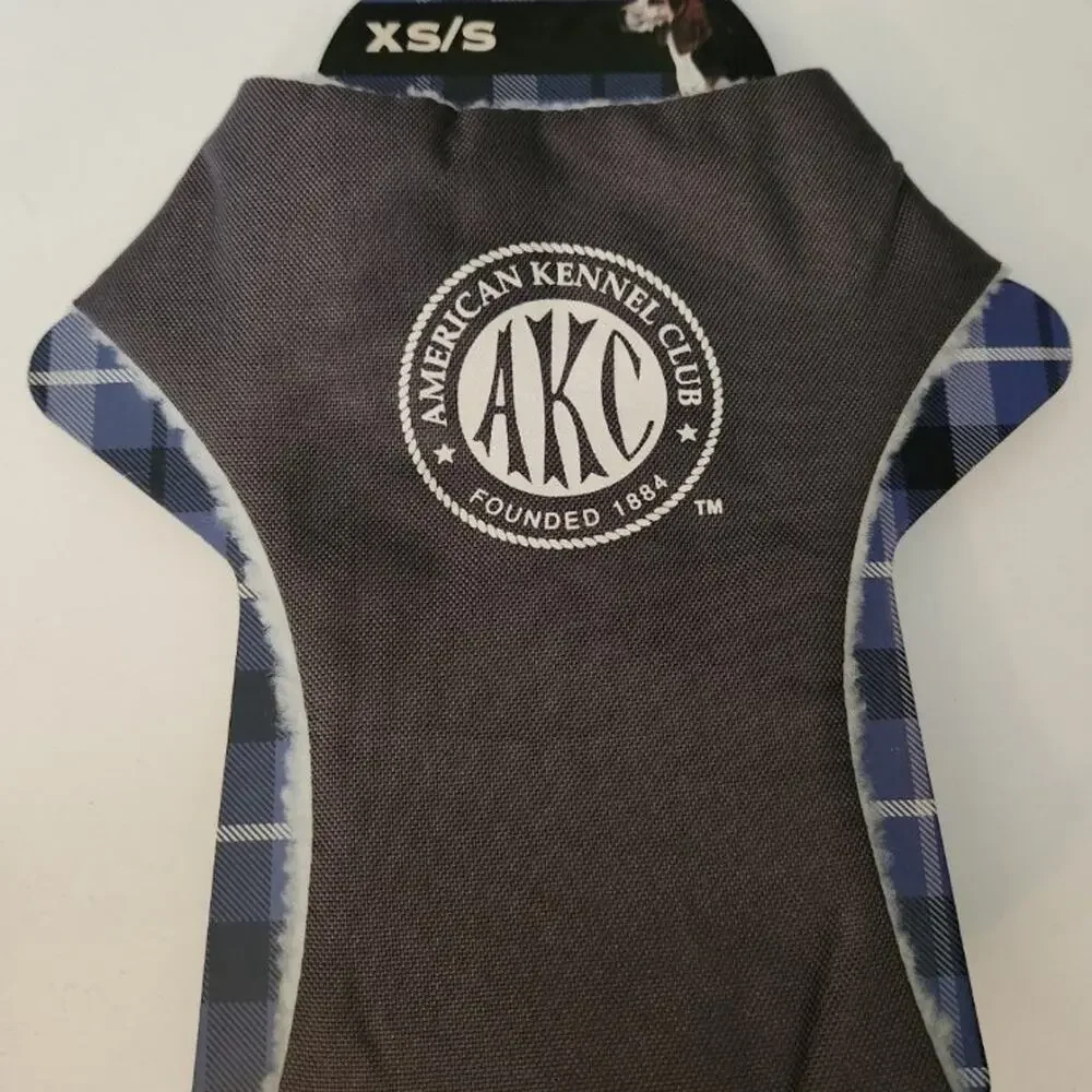 AKC 2 in 1 seat belt leash dog Harness xs/s black NWT